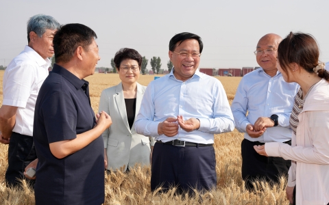 韓俊在河南河北調(diào)研時(shí)強(qiáng)調(diào) 扎實(shí)推進(jìn)糧油作物大面積單產(chǎn)提升行動(dòng) 全力以赴夯實(shí)全年糧食豐收基礎(chǔ)